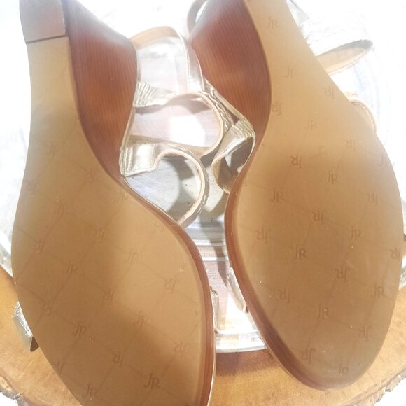 Women's Jack Rogers Platinum Wedge Sandals Size 11M msrp $122 - Picture 12 of 12